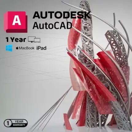 Autodesk AutoCAD 2025 Subscription – Original Activation – 1 Year
