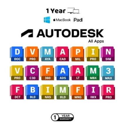 Subscription to all Autodesk 2025 programs - original activation - 1 year