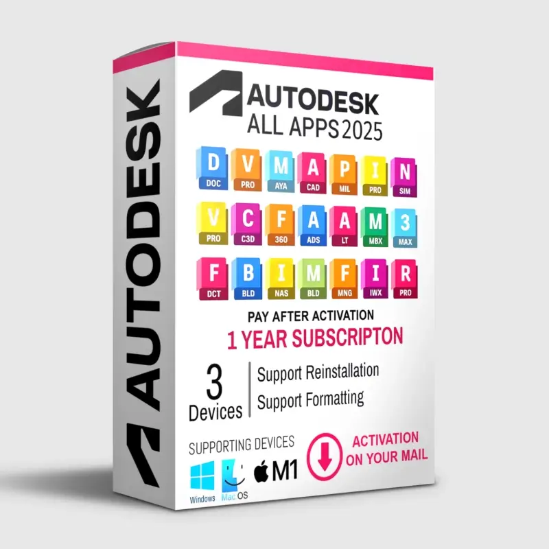 اشتراك Autodesk 2025 All Apps – جميع برامج أوتوديسك اشتراك Autodesk 2025 All Apps – جميع برامج أوتوديسك