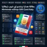 بطاقة هدايا نينتندو إي شوب إيطاليا