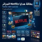 بطاقة هدايا netflix الجزائر – carte cadeau netflix dz
